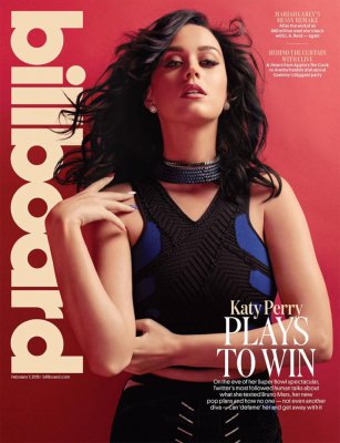 凯蒂·佩里登《Billboard》杂志封面 秀性感