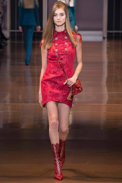 Versace 2014秋冬米兰时装周