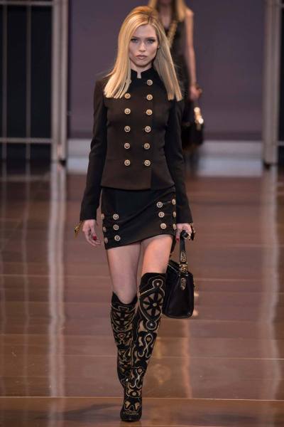 Versace 2014秋冬米兰时装周