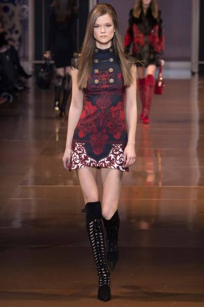 Versace 2014秋冬米兰时装周