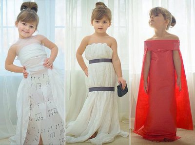 澳洲4岁女孩这样成为最年轻时装设计师