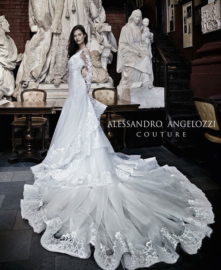 Alessandro Angelozzi 2015高定婚纱系列广告大片