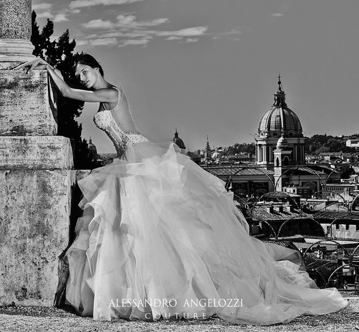 Alessandro Angelozzi 2015高定婚纱系列广告大片