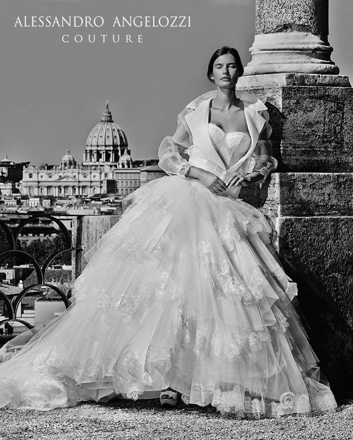 Alessandro Angelozzi 2015高定婚纱系列广告大片