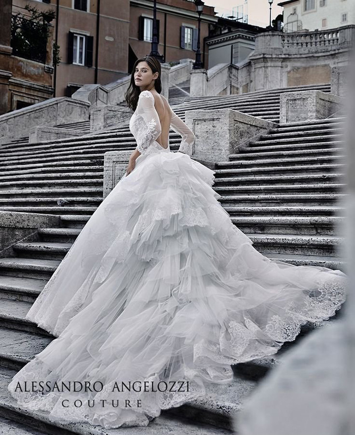 Alessandro Angelozzi 2015高定婚纱系列广告大片