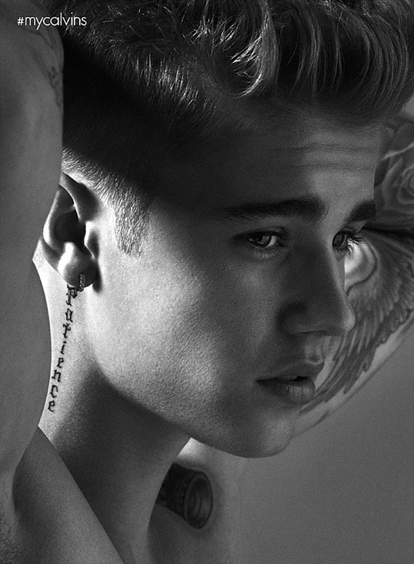 超模Justin Bieber性感代言Calvin Klein