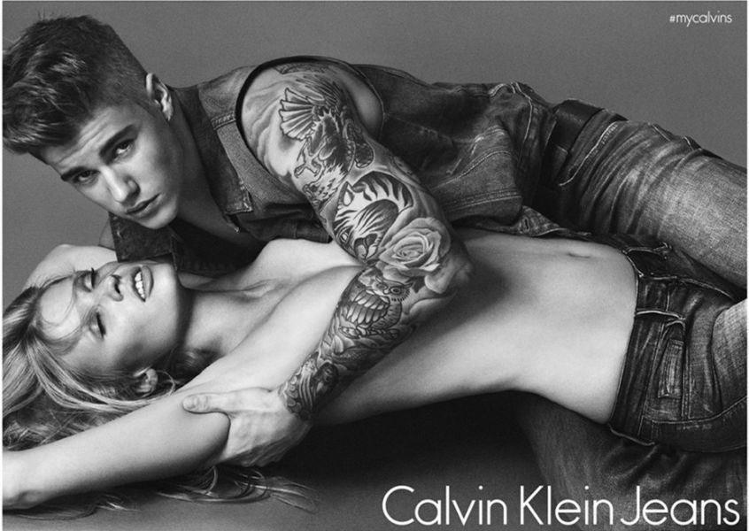 超模Justin Bieber性感代言Calvin Klein