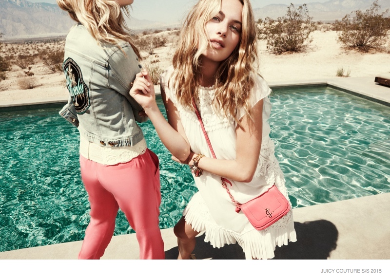 荷兰超模Juicy Couture2015春季大片 年轻不失妩媚