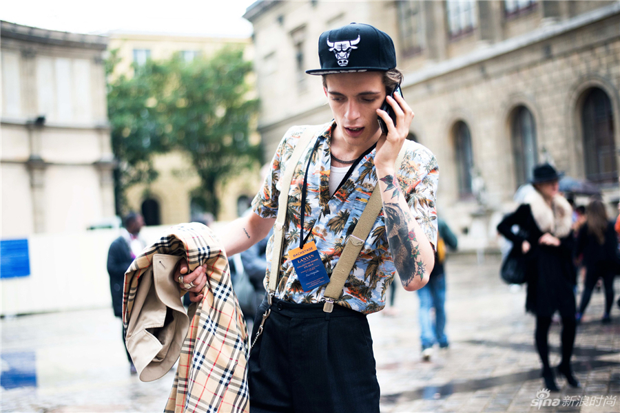 Niall Underwood在Lanvin 2015春夏男装秀后