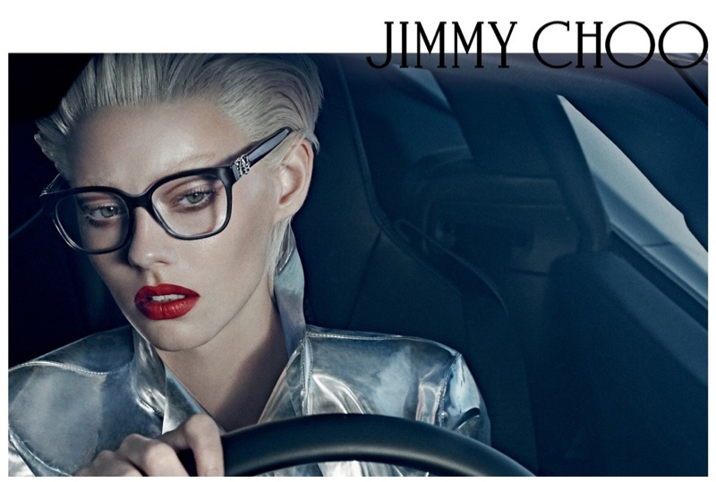 Jimmy Choo 2015春夏系列 超模安迪莉亚·哈丁出镜演绎广告大片