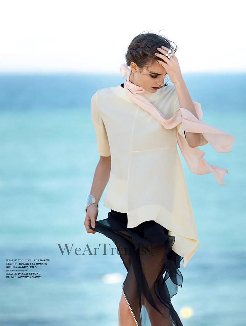 超模Zuzanna Bijoch《Harper’s Bazaar》哈萨克斯坦版2015年1月刊