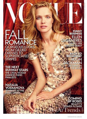 Natalia Vodianova登《Vouge》杂志封面