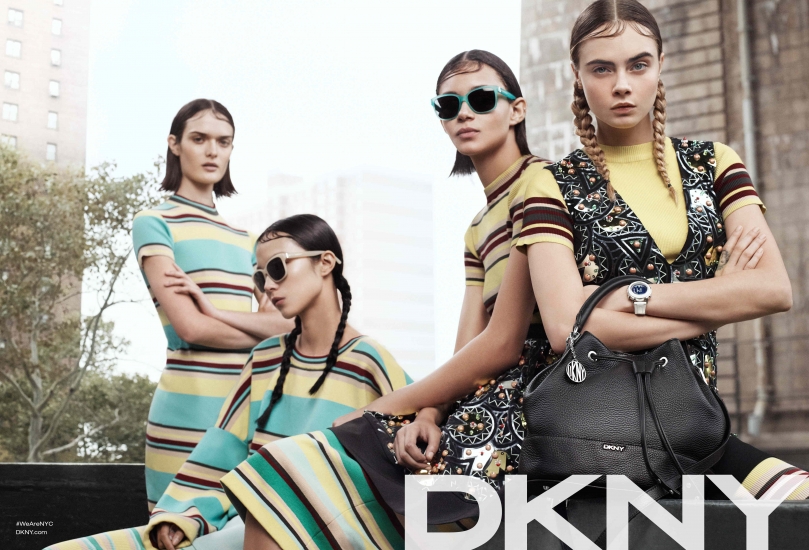 名模出镜DKNY2015春季女装系列广告大片