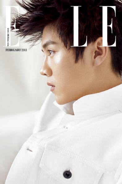 鹿晗登《ELLE》杂志封面 清新暖男展慵懒诱惑魅力