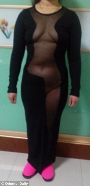 淘宝买家秀明星同款透视礼服不忍直视