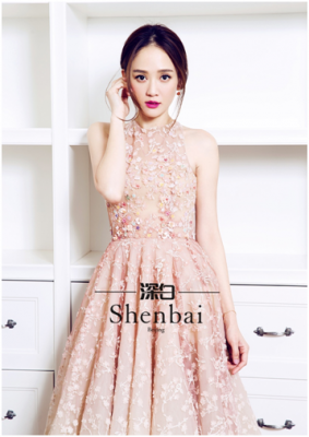 陈乔恩另类演绎“花样年华” Shenbai深白 演绎花园浪漫