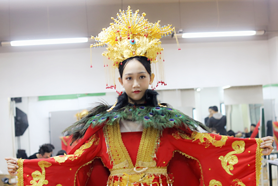 模特造型化妆课 大制作 现场