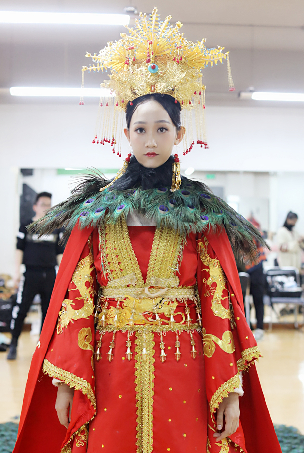 模特造型化妆课 大制作 现场