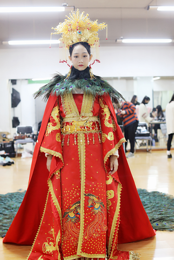 模特造型化妆课 大制作 现场