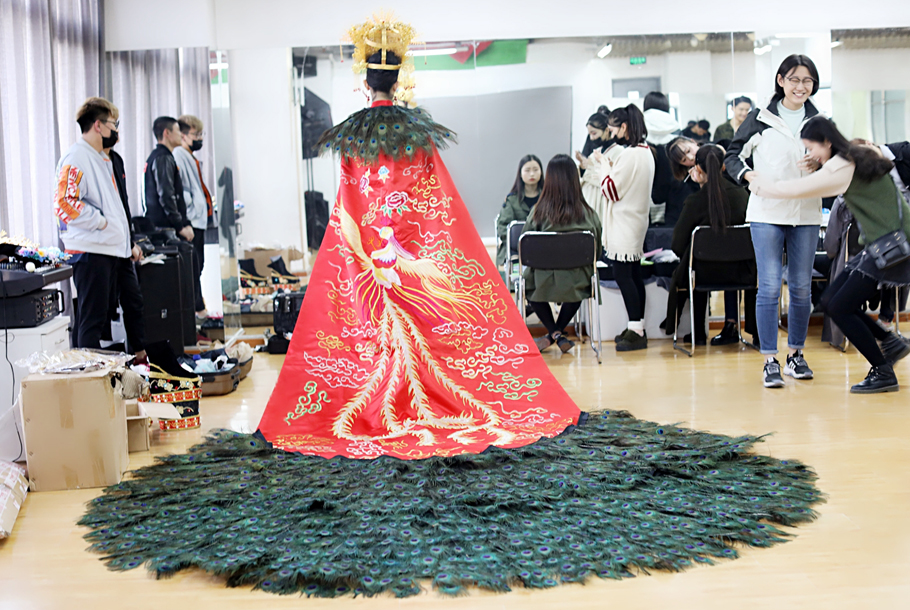 模特造型化妆课 大制作 现场