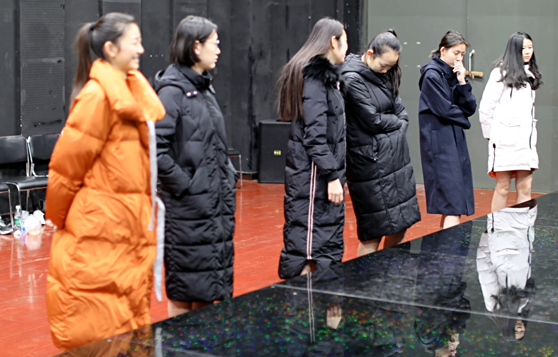 艺考模特风采现场