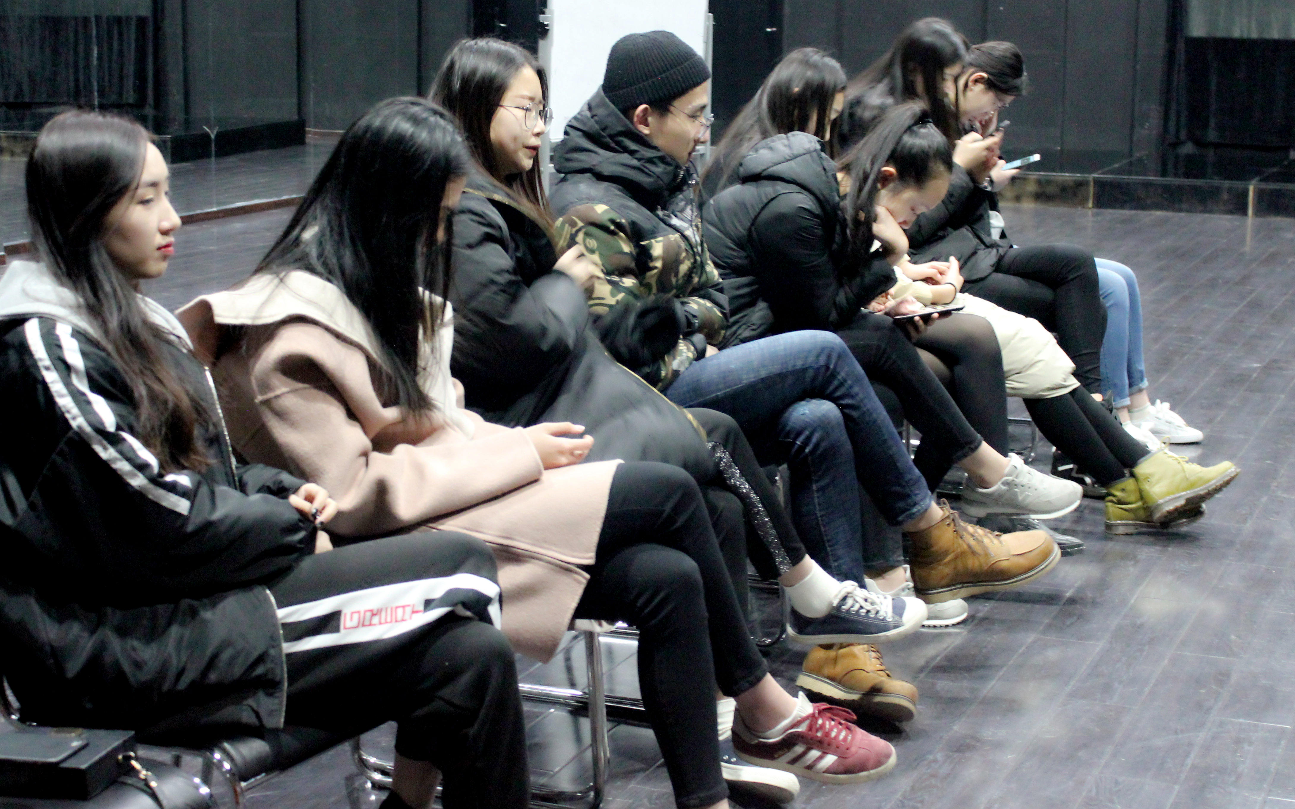 艺考 影视模特 表演课 现场