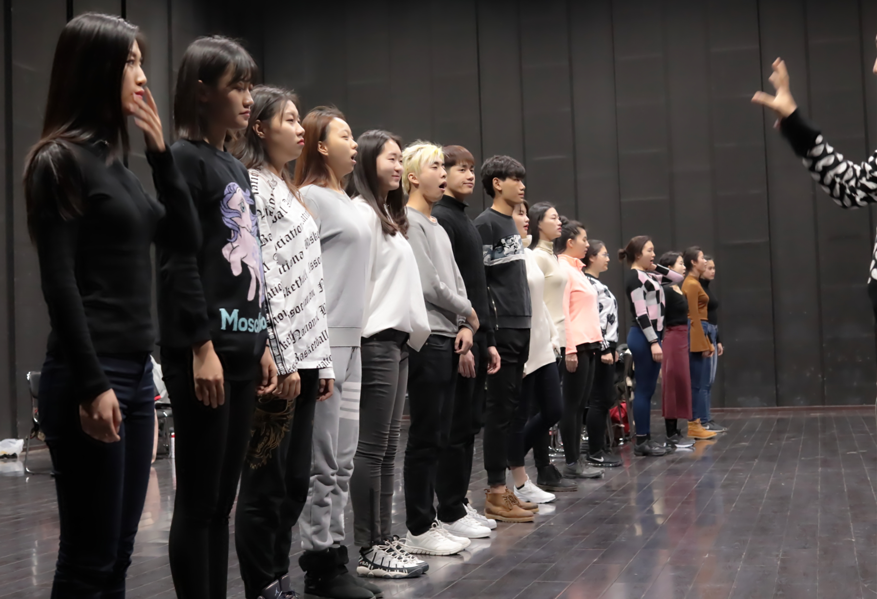 模特影视表演课现场