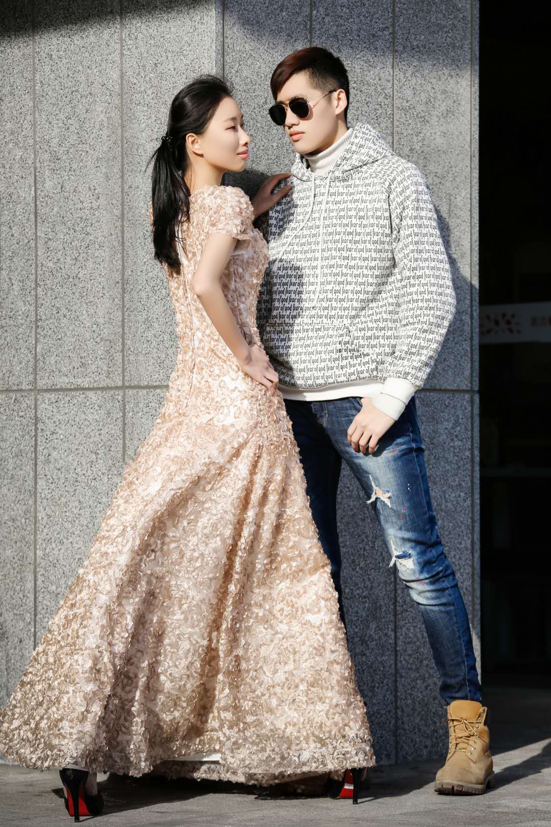 新时代模特学员外拍